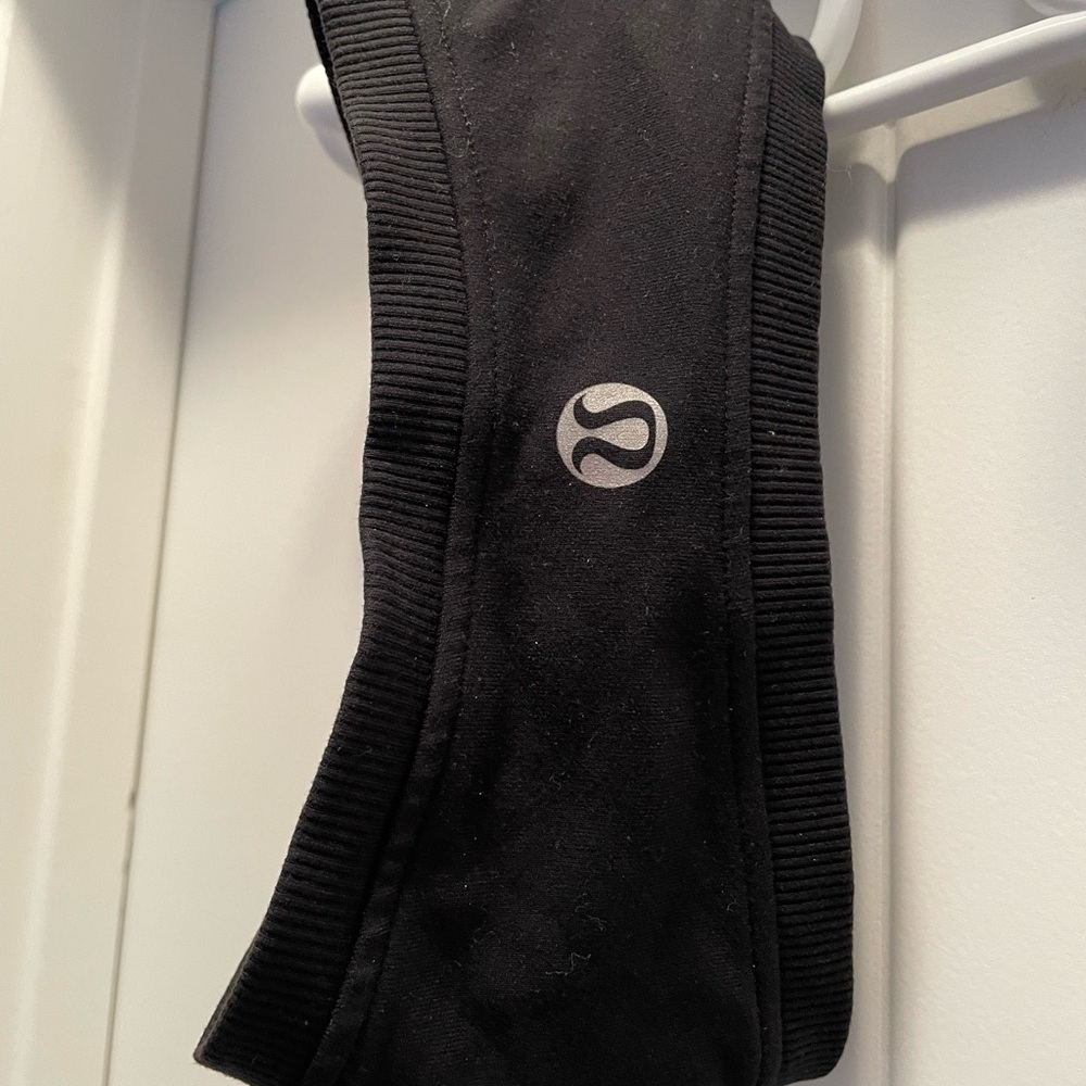 Lululemon Athletica Black Elastic Headband
